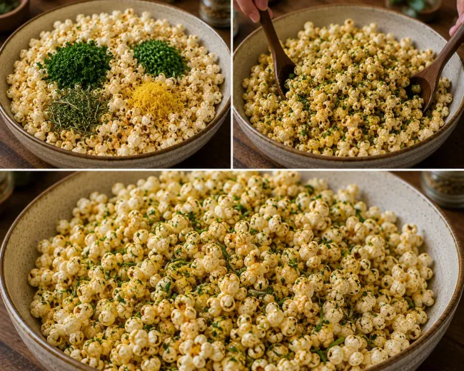 Add the Fresh Herbs