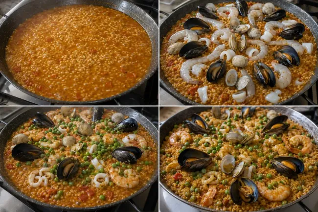 Arrange the Seafood