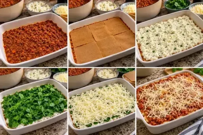 Assemble the Lasagna