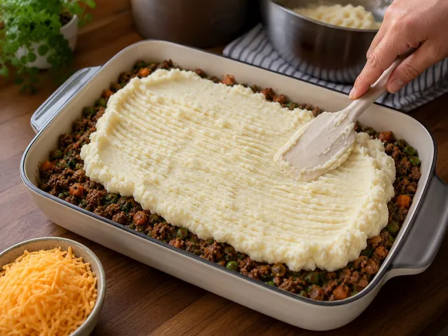 Assemble the Shepherd's Pie