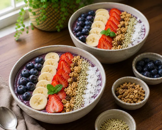 Assemble the Smoothie Bowls