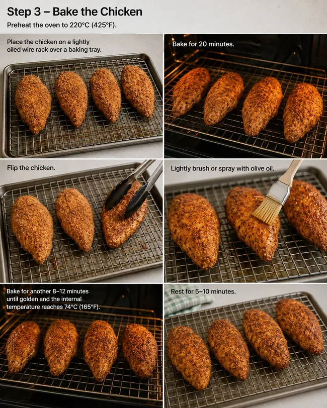 Bake Until Crispy and Juicy