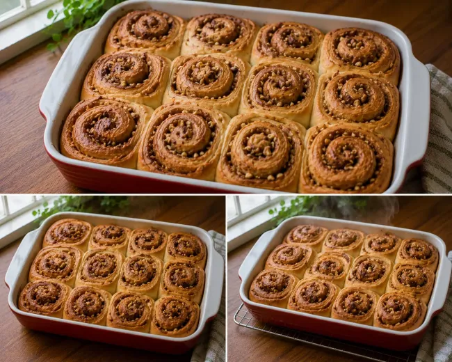 Bake the Cinnamon Rolls