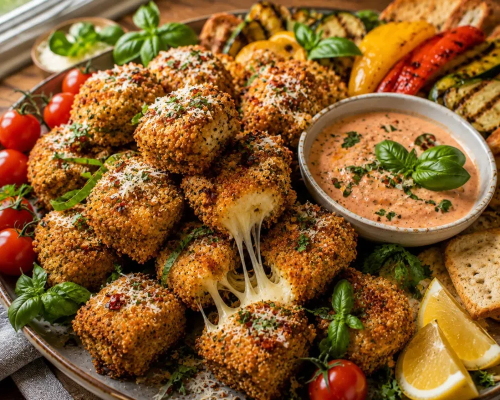 Baked Mozzarella Bites