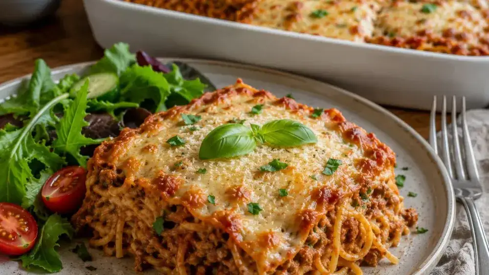 Family-Friendly Baked Spaghetti Bolognese