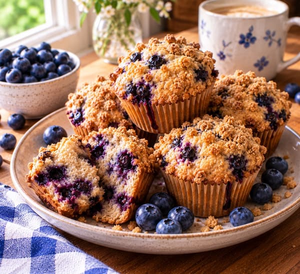 🫐 Balanced Blueberry Muffins