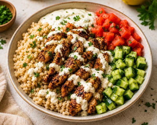 🥙 Balanced Chicken Shawarma Bowl