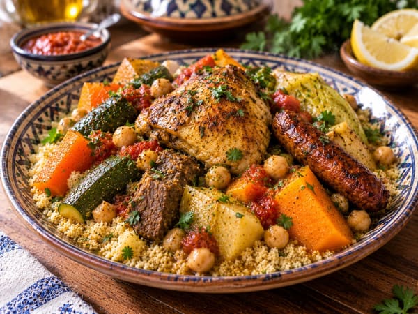 🥘 Balanced Moroccan Couscous Royale