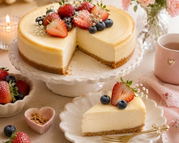Balanced New York Cheesecake