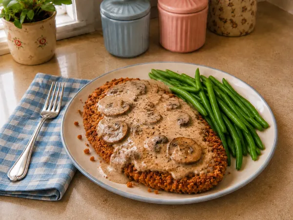 🍗 🥩 Oven-Baked Chicken Fried Steak