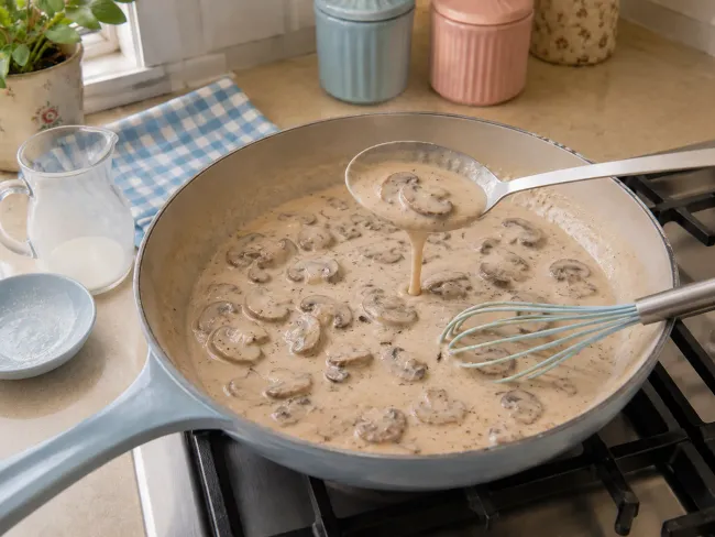 Add the Milk and Thicken
