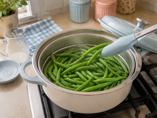 Steam the Green Beans