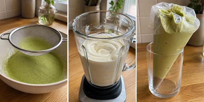 Blend the Vivid, Smooth Matcha Cream