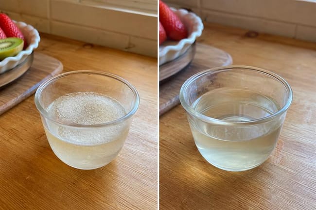 Bloom and Dissolve the Gelatin Correctly