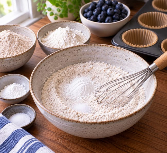 Mix the dry ingredients