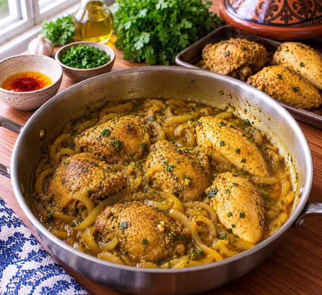 Braise the Chicken Until Tender