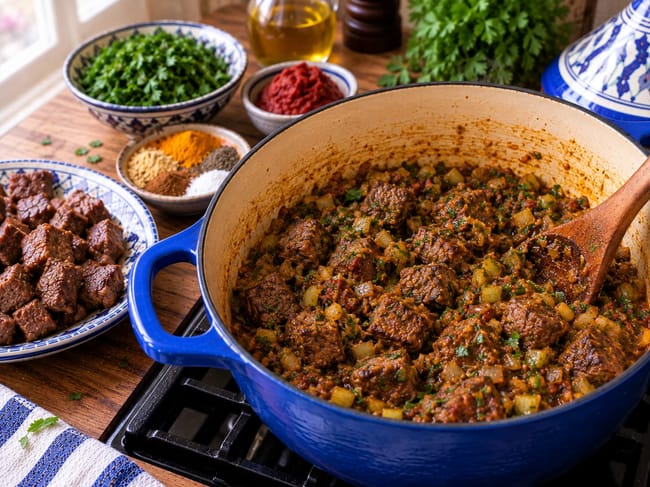 Build the Onion, Celery, Herb, and Spice Base