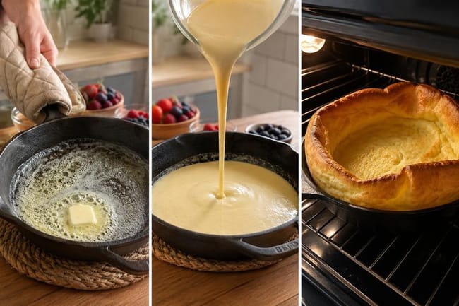 Butter the Skillet and Bake Immediately
