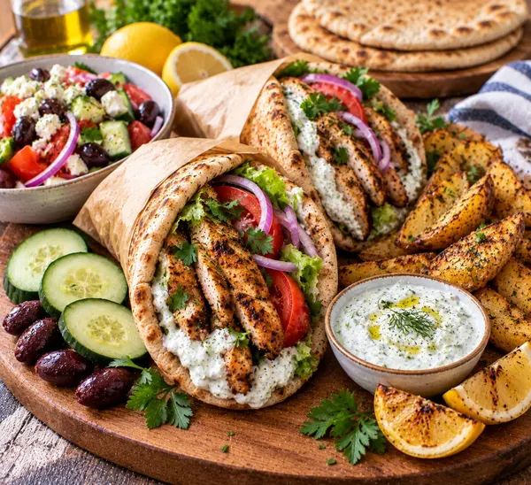 🌯 Chicken Gyros