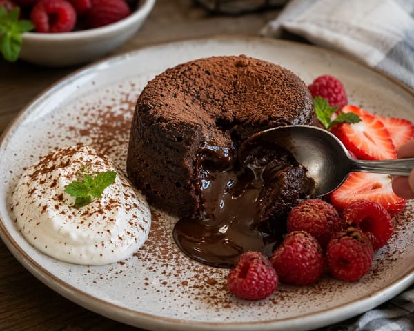 🍫 Balanced Chocolate Lava Cake