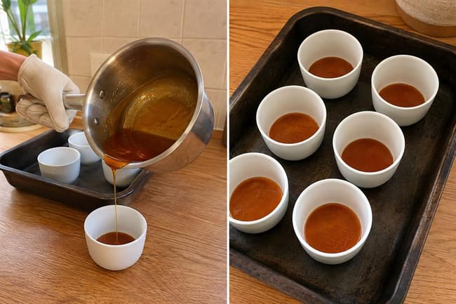 Divide and Set the Caramel