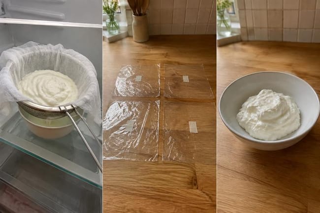 Drain the Yogurt and Organize the Chilling Space