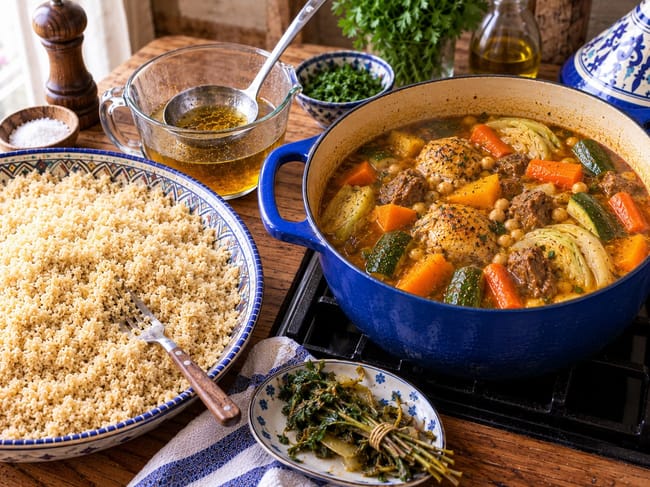 Finish the Couscous and Balance the Broth