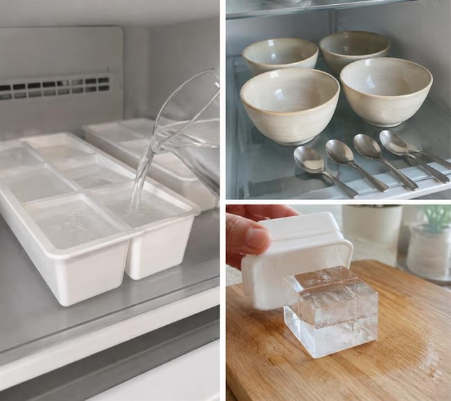 Freeze the Ice Blocks and Chill the Service Equipment