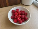 Fresh raspberries