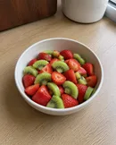 Fresh Strawberries and Kiwi