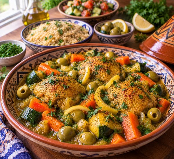 🍋 Chicken Tagine with Preserved Lemon