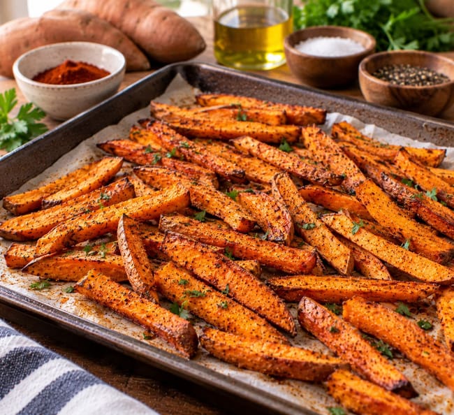 Prepare the Sweet Potato Fries
