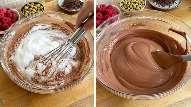 Lighten the chocolate base