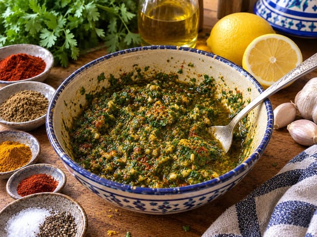 Make the Fresh Chermoula