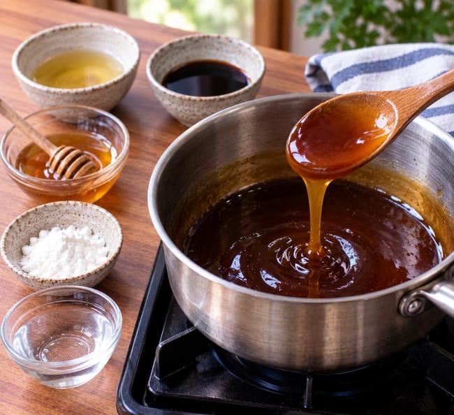Make the Mitarashi-Style Glaze