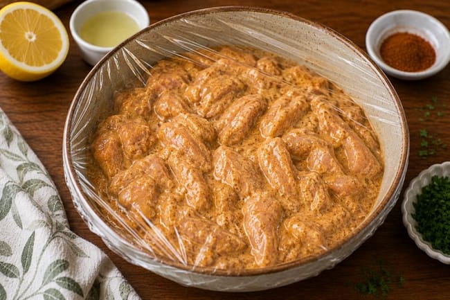Marinate the chicken