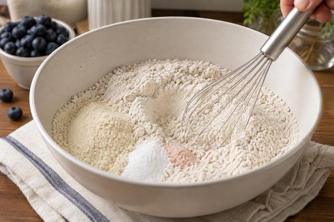 Mix the dry ingredients