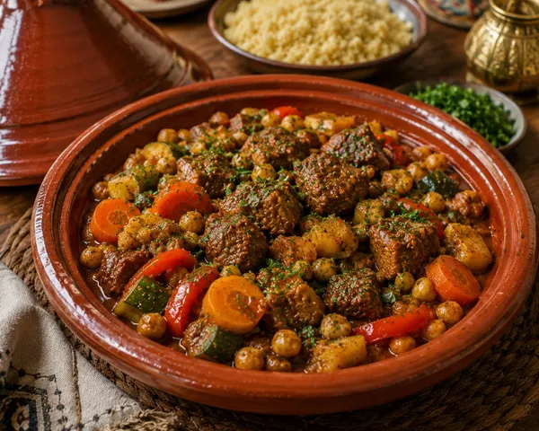 🥘 Balanced & Satisfying Moroccan Lamb & Chickpea Tagine