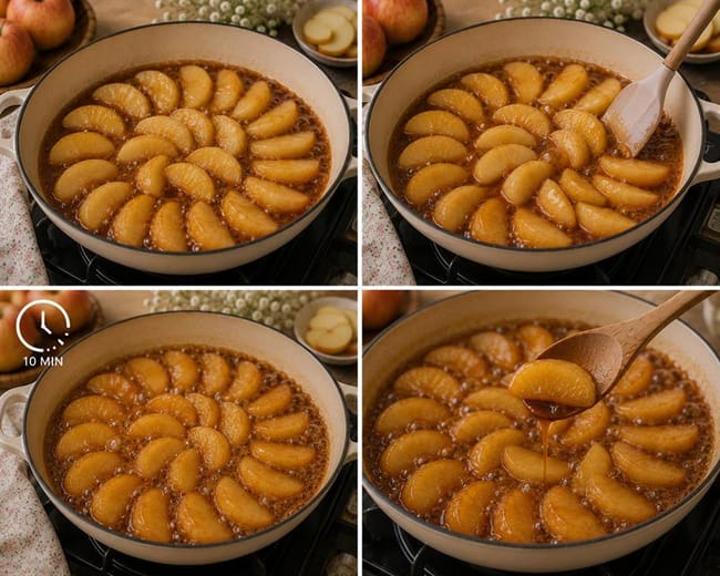 Pre-cook the apples