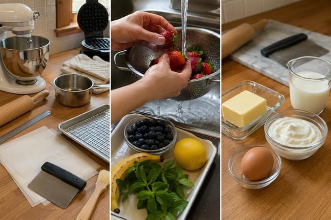 Prepare a Clean, Cool Work Area