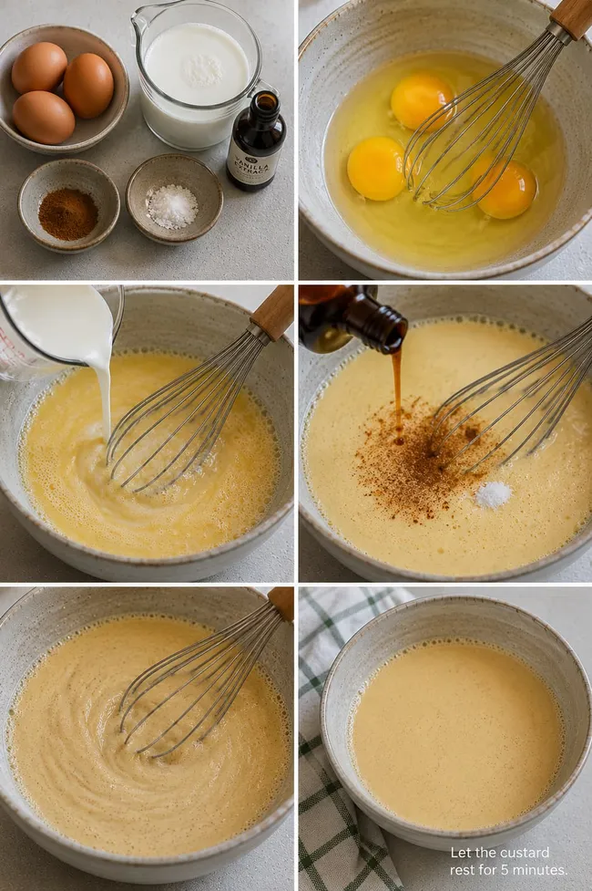 Prepare the Vanilla Custard