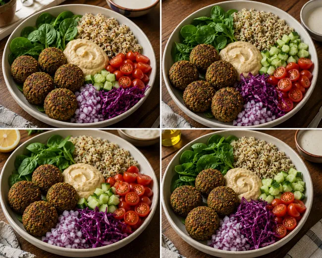 Prepare the Dressing & Assemble the Bowl Base