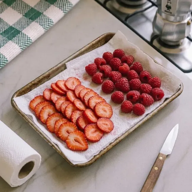 Prepare the Fresh Fruit