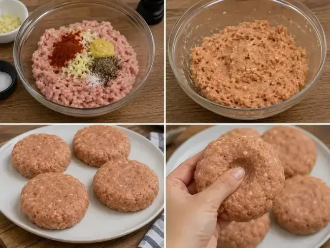 Prepare the Burger Patties