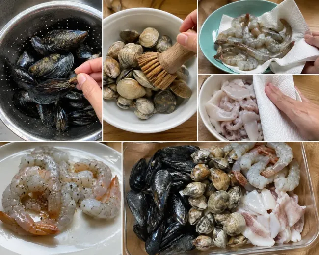 Prepare the Seafood