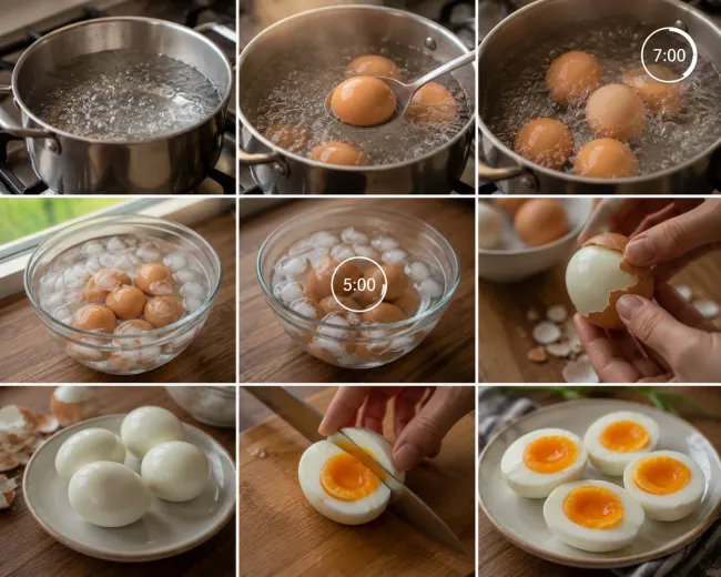Prepare the Soft-Boiled Eggs