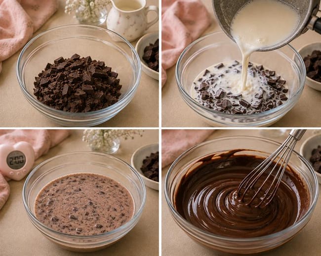 Prepare the chocolate sauce
