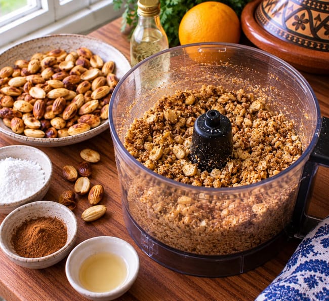 Prepare the Cinnamon Almond Layer