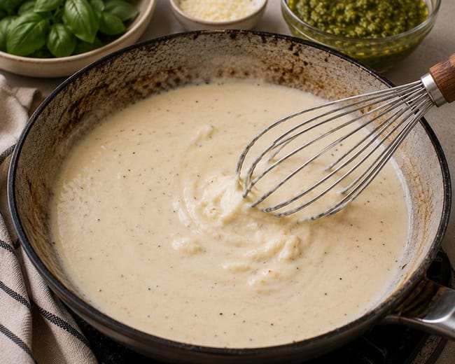 Prepare the creamy base