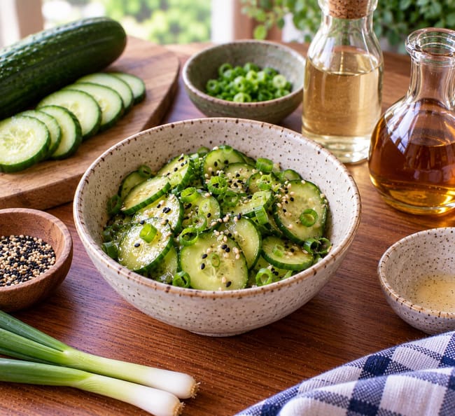 Prepare the Cucumber Salad